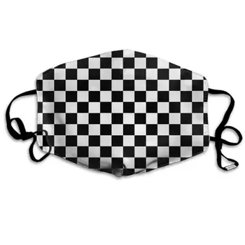 

Comfortable Two Layer Dust Mask, Soft Checkerboard Face Mask Cover Mouth for Adults and Teens