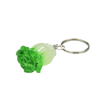 

Fruit Vegetables Keychain Key Ring Jewelry 1PCS New Fashion Creative Design Lanyard Keyring Simulation Food Key Chain Desk Sets