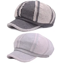 Мужская женская шляпа Newsboy Golf головные уборы Повседневная Уличная Классическая восьмиугольная кепка Gatsby HATCS0423