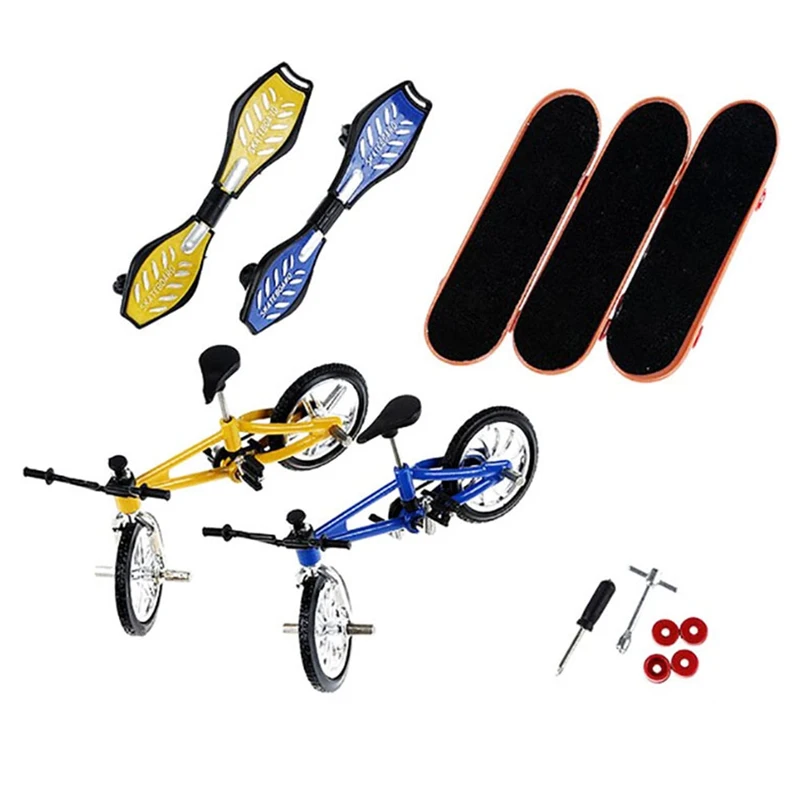 2020 New Arrival Bicycle Vitality Finger Skateboard Toys for Children
Sets Funny Mini Fingerboards Toys for Kids Gift
