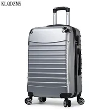 KLQDZMS Новые горячие переноски для мужчин и женщин Путешествия вращающийся багажник на колесах 20/24 дюймов кабин тележки чемодан