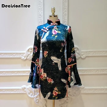 

2020 Chinese Dress chinese style dress cheongsam qipao shanghai tang japanese kimono loose retro vintage ao dai vietnam dress