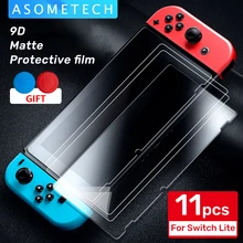 11 paquete de protección de vidrio para Nintend interruptor Protector de pantalla de vidrio templado para Nintendo interruptor Lite NS HD película de pantalla de vidrio