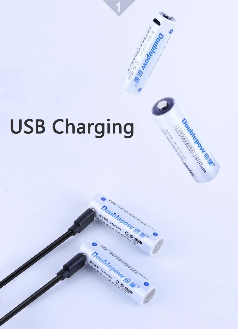 1 шт 1,5 V 2400mWh AA 1000mWh AAA литий-ионная батарея usb зарядка аккумуляторная батарея для Камеры Фонарь игрушка предварительно заряженные батареи