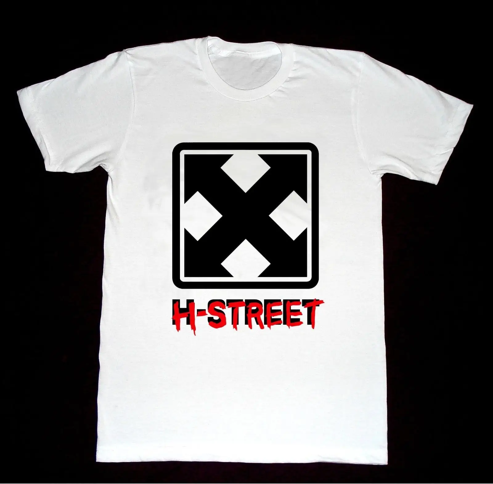 H Street Logo рубашка 75 футболка винтажный скейтборд Matt Hensley модная хипстер крутые Топы
