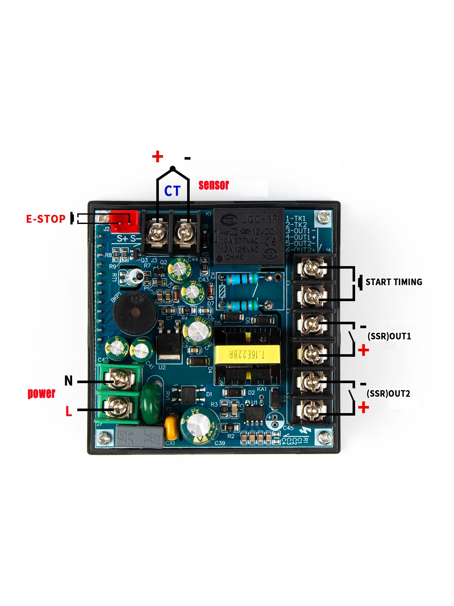 220vac ssr saida tempo contagem funcao heatpress painel medidor 02