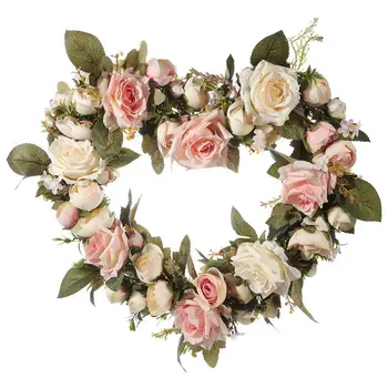 

Classic Artificial Simulation Flowers Garland for Home Room Garden Lintel Decoration,Roses Peonies