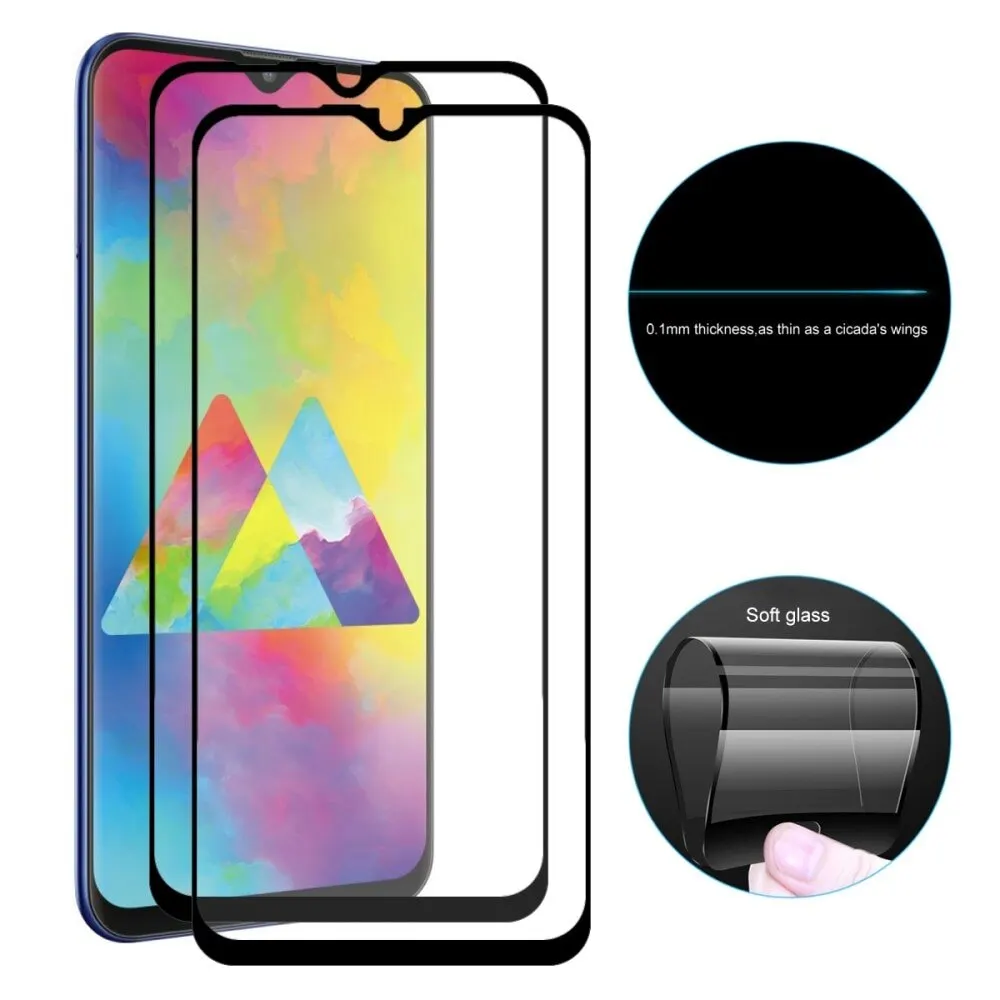 HAT PRINCE Защитное стекло/плёнка (переднее) 9H 0.1мм для Samsung Galaxy M20 [2шт.] | Мобильные