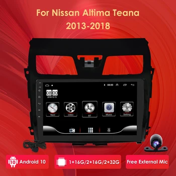 

GPS Radio Multimedia 4G LTE Android 10 QuadCore Car Nav Player For Nissan Teana Altima 2013 2014 2015 2016 Gps Carplay 2+32/2+16