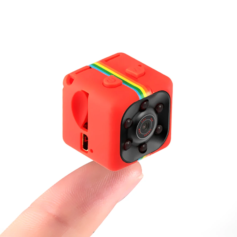 Новейшая SQ11 1080P мини-камера 12MP ночного видения мини-видеокамера Спортивная уличная HD DV диктофон экшн Поддержка TF карта - Цвет: Красный