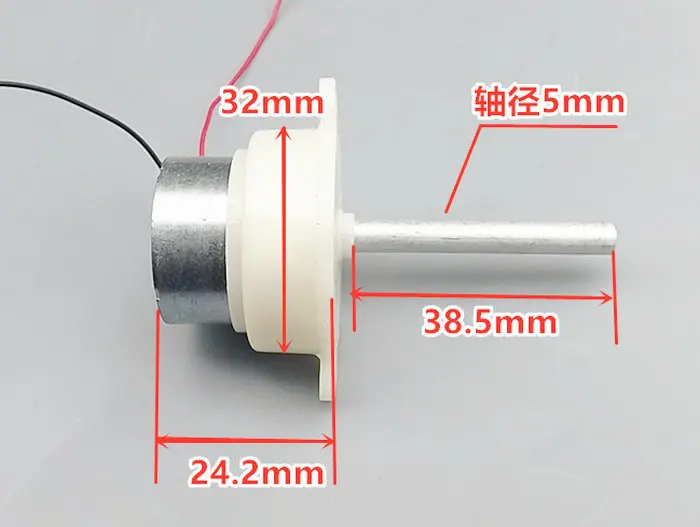 300 длинные оси DC мотор-редуктор, DC12V DC мотор маленький положительный и отрицательный низкая скорость, мотор