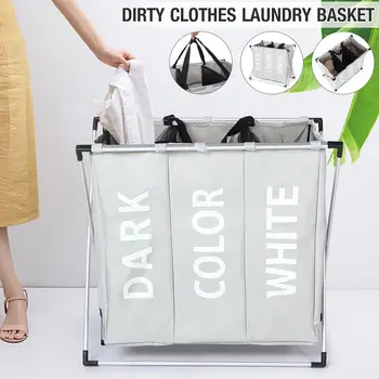 

Foldable Dirty Laundry Basket Portable Clothes Organizer Storage Basket High Capacity Laundry Bags