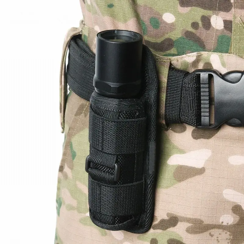1 PC 360 Degrees Rotatable Flashlight Holster Torch Case for Belt Torch Cover Lighting Accessories