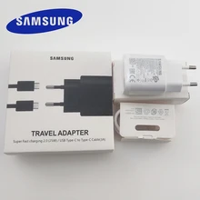 Samsung Примечание 10 Зарядное устройство ЕС 25W Супер адаптер питания для быстрой зарядки для samsung Galaxy note 10 плюс 5G A90 A80 A70 A60 S10 S9 S8