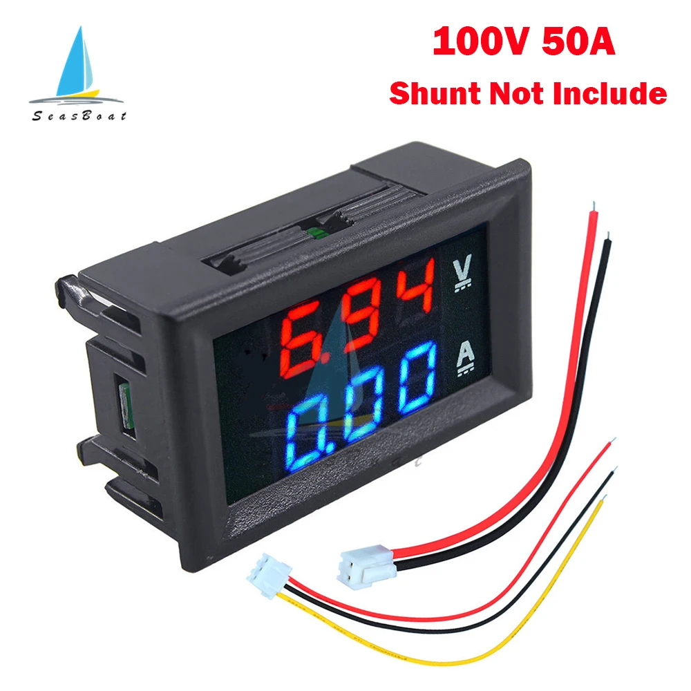 oscilloscope online 0.56'' 0-100V 10A 50A 100A LED Digital Voltmeter Ammeter Car Motocycle Voltage Current Meter Volt Detector Tester Monitor Panel fowler caliper Measurement & Analysis Tools