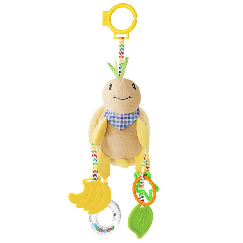 tortoise Детские игрушки 0-12 месяцев Детские погремушки Игрушки Коляска подвесная мягкая игрушка милые животные Кукла Детская кроватка кровать подвесные колокольчики игрушки - Цвет: tortoise