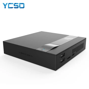 Billig Quad-cores Mini PC Intel Celeron J3455 Windows 10 4K HTPC DDR3L M.2 SSD HDMI VGA 2.4/5,0G WiFi Bluetooth 4,0 4 * USB Typ-C TV Box
