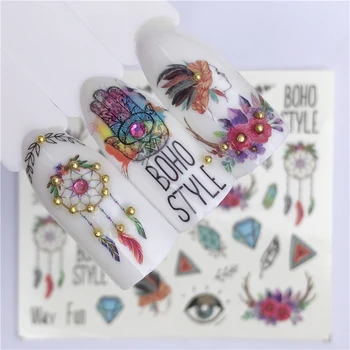 

YZWLE 1 PC Dream Chaser Summer Fruit Strawberry Cherry Cake Ice Cream Nail Art Water Transfer Sticker Decor Slider Decal