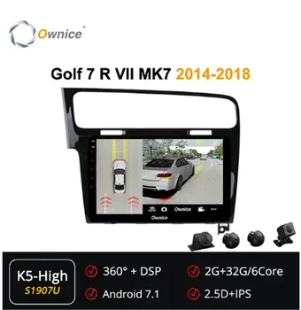 

Ownice 360 Panorama Android 7.1 Car Radio DVD Player GPS ForVolkswagen Golf 7 R VII MK7 2014-2018 GPS Navigation Radio Stereo
