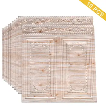 

Waterproof Self-adhesive Wallpaper with Waistline Skirting Line 3d Stereo Wall Sticker Foam Anti-collision Stickers Wall Decor