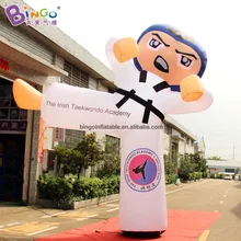 Современный дизайн 5 м надувная кунг-фу детская модель/Индивидуальный заказ каратэ ноги позиция сделано для тхэквондо мультфильм игрушка