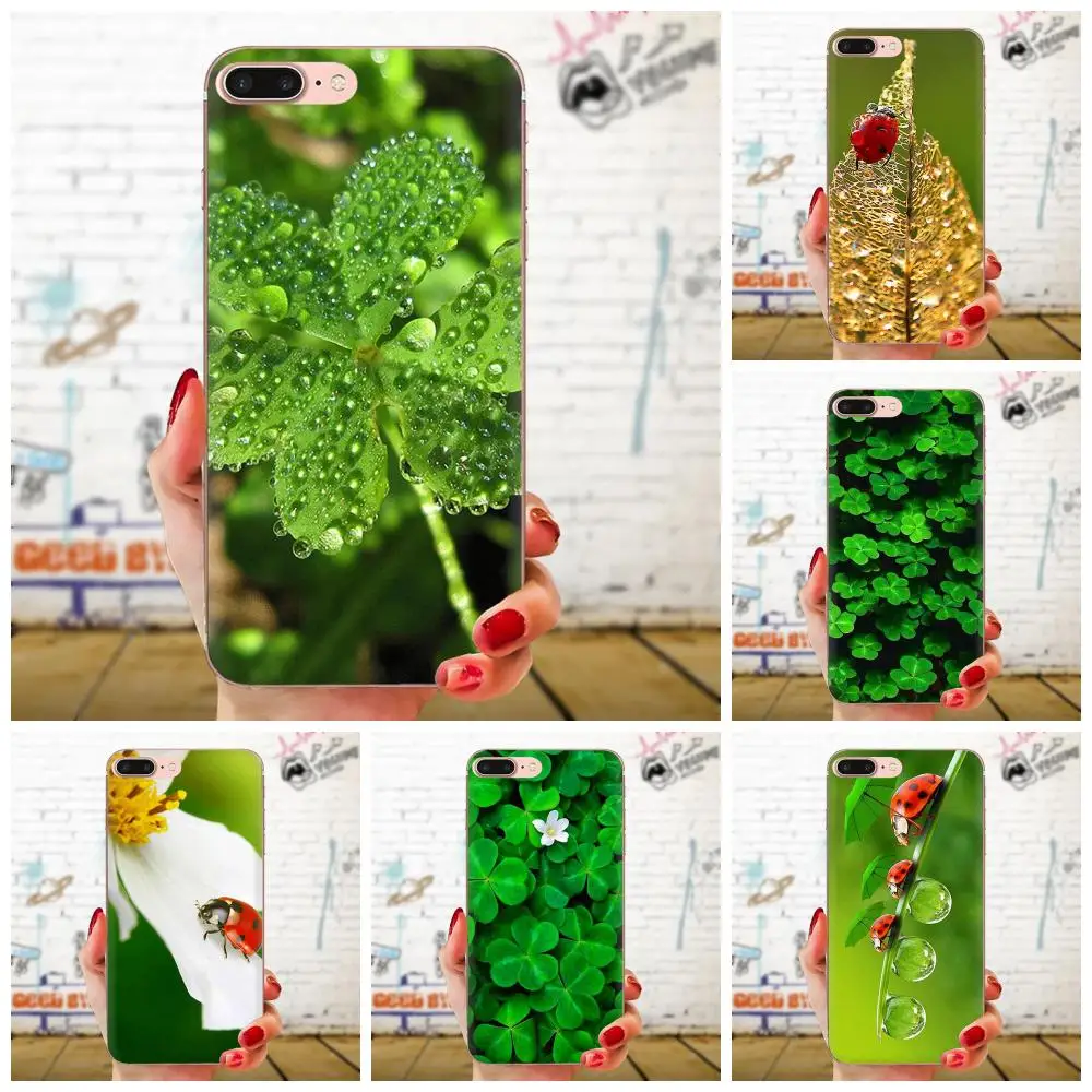 ТПУ силиконовый чехол для Huawei Honor 4C 5A 5C 5X6 6A 6X7 7A 7C 7X8 8C 8S 9 10 10i 20 20i Lite рro Hojas Mariquita |