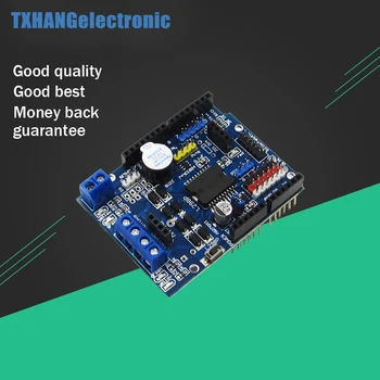 

For arduino uno L298P PWM Speed Controller motor driver shield Bluetooth Interface L298P Motor Shield Board diy electronics