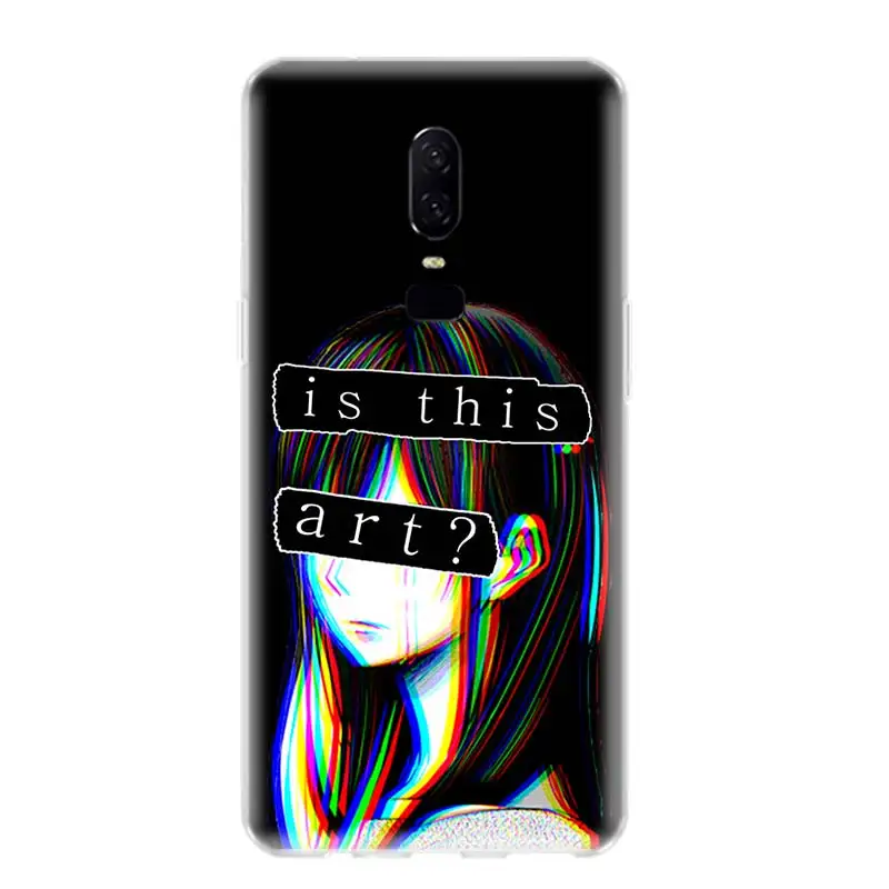 Sad аниме эстетический Senpai чехол для телефона чехол для OnePlus 1+ 7 Pro 7t 6 6T 5 5T 3T художественный подарок узорчатый Чехол под заказ сумки