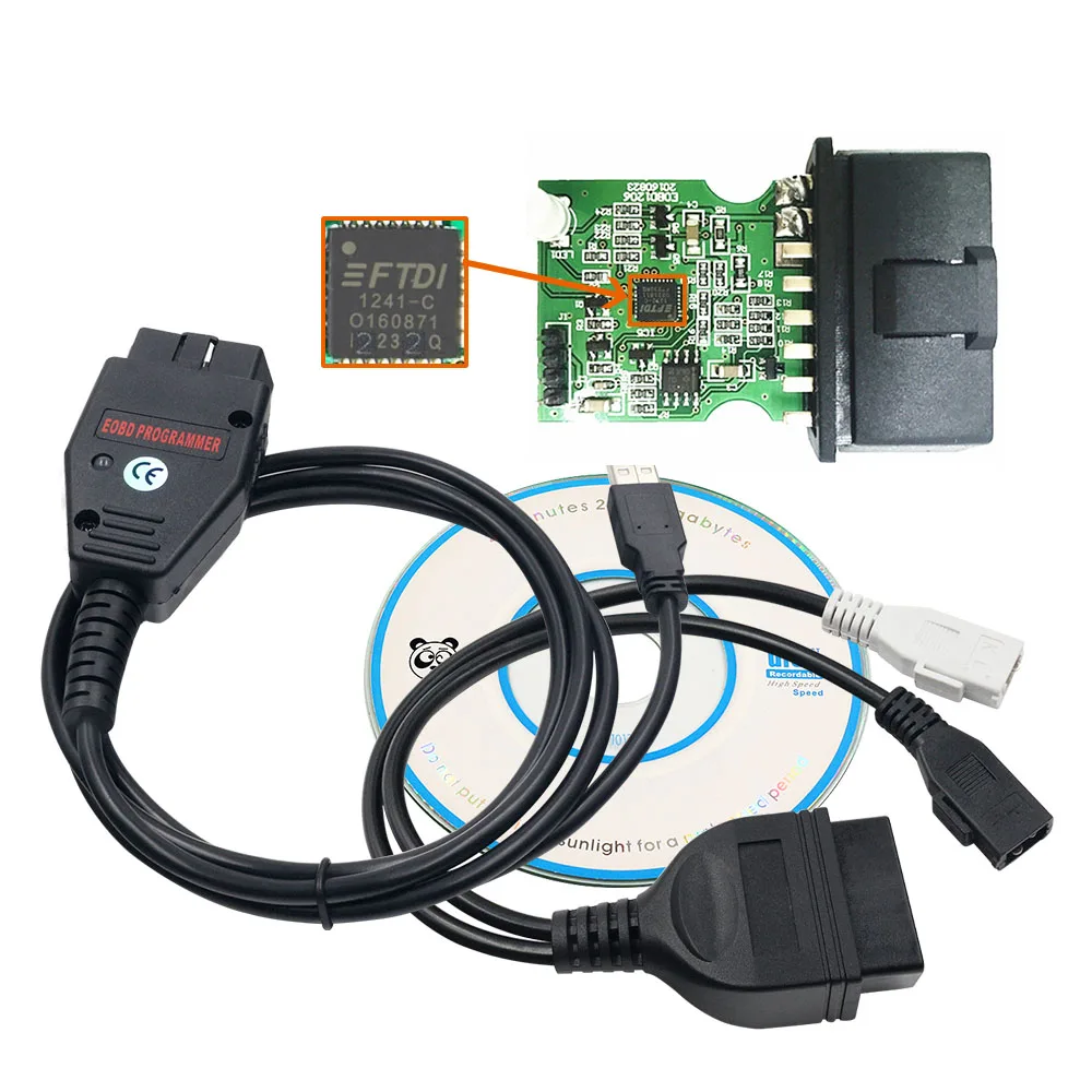 Сканер для настройки чипа ECU OBD2 Galletto 1260 с чипом FTDI FT232RQ EOBD/OBDII Flasher сканер