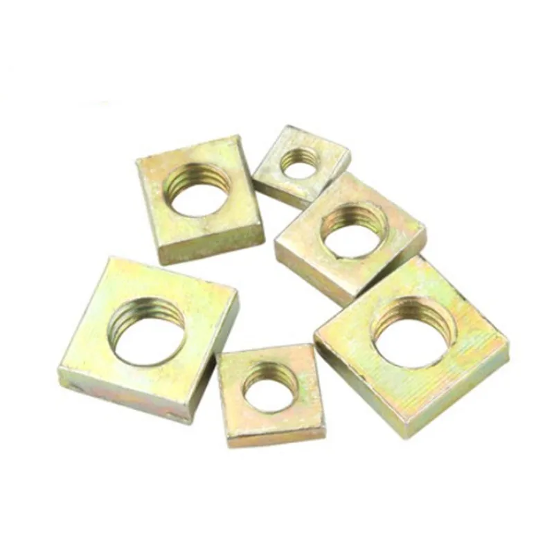 Thin Square Nut DIN562 M3 M4 M5 M6 Zinc Plated 50Pcs