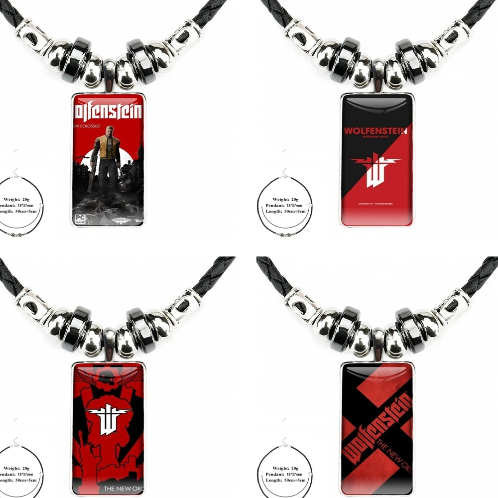 Игра Wolfenstein 2 Новые колоссы для девочек подарок модный стеклянный кабошон