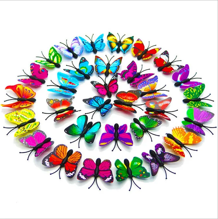30 шт. наклейки на стену в виде бабочек | Дом и сад