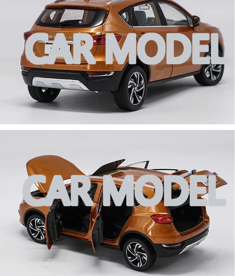 1:18 Масштаб сплава игрушечных автомобилей DONGFENG FENGSHEN AX5 модель автомобиля SUV детских игрушечных автомобилей авторизованный игрушки для детей
