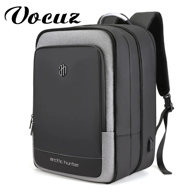 

VOCUZ Men's backpack Oxford waterproof wear-resistant computer bag business large capacity portable multi-function USB load