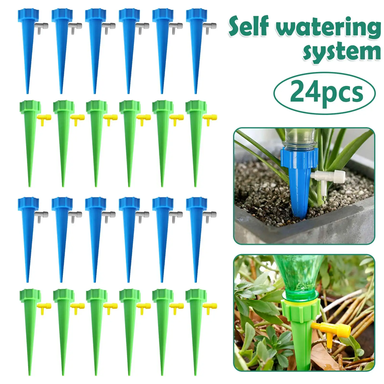 12PCS Arrosage pour Plantes, Pointes d'arrosage Automatique pour Les  Vacances, Pointes d'irrigation Goutte à