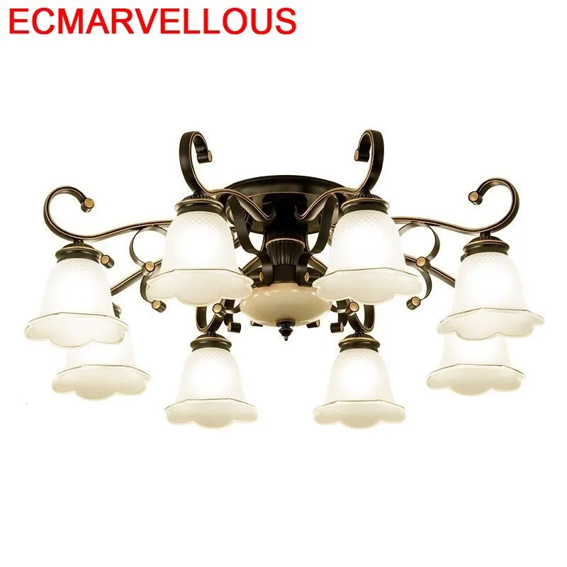 Lustre Lampen современный Deckenleuchten Домашний Светильник винтажный Lampara Techo Luminaria De Teto