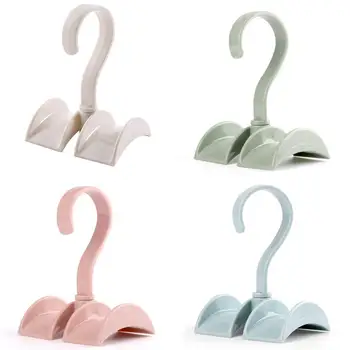 

2/4PCS Tie Coat Closet Hanger Bag Plastic Hanger Wardrobe Rack Laundry Multifunction Tool Organizer Storage Rotated P0U0