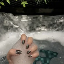 391-круглый hei кошачий глаз одежда Маникюр готовой продукции xin niang kuan кончик ногтей поддельные ногти патч Маникюр