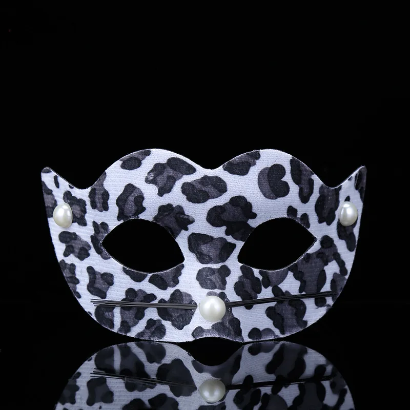 Стиль Европа и Америка креативная Мужская и женская ПВХ маска вечерние мяч для взрослых Leopord ажурная маска в настоящее время доступна Ману