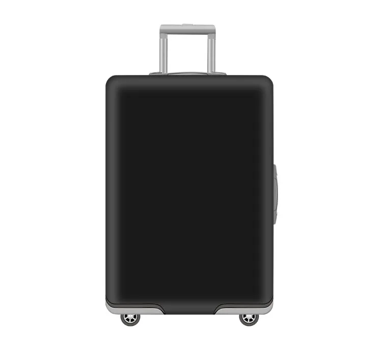 JATRAVEL мультфильм Бакс путешествия толстые эластичные чемодан защитный чехол, применяются к 18-32 дюймовым чехлам, аксессуары для путешествий - Цвет: Black