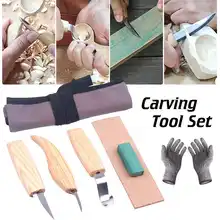 6 шт. нож для резьбы по дереву стамеска для работы с деревом резак ручной инструмент пилинг резьба по дереву скульптурная ложка Сделай Сам резьба по дереву набор инструментов