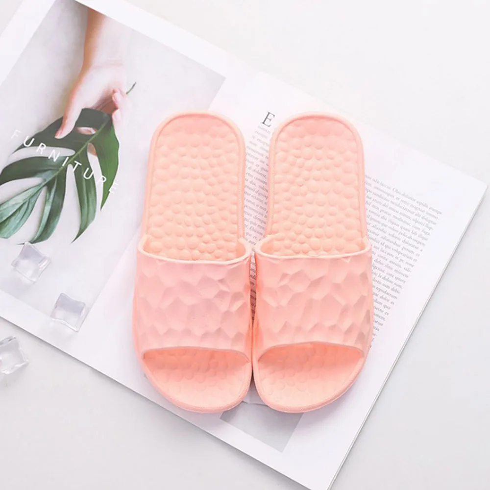 Women Indoor Floor Flat Shoes Summer Non-slip Flip Flops Bath Home Slippers Female Slipper Comfortable Zapatillas de hombre