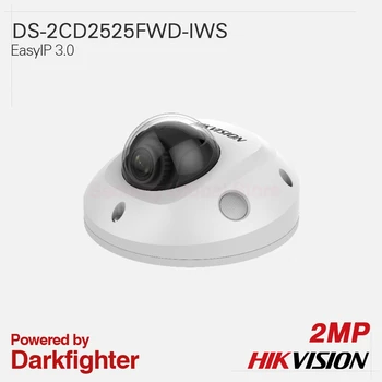 

Hikvision Original IP Camera DS-2CD2525FWD-IWS EasyIP 3.0 fixed lens 2MP H.265+ EXIR mini Dome IP66 IK08 120dB WDR