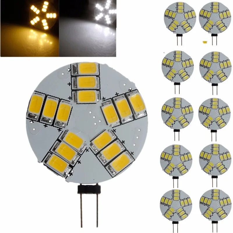 

2/4/6PCS G4 4W 5630 SMD ED Spot Light Corn Bulb Home Bulb Cold white Warm White AC/DC12V 330-360LM Support Dropshipping