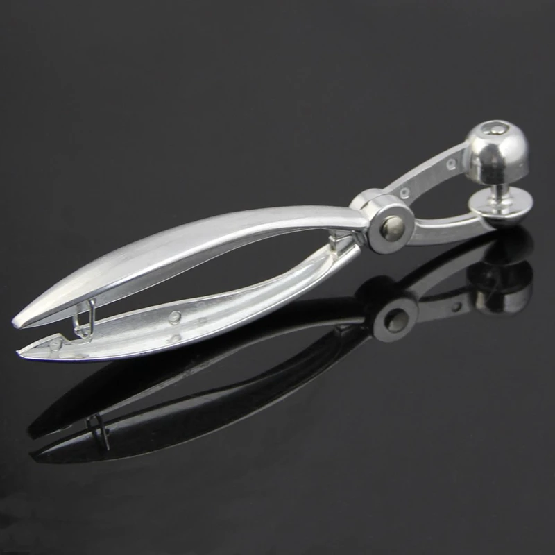 Серебряный алюминиевый Вишневый Питтер красные финики оливки яма легкое удаление ядро Squeeze Clamp Seeder 18*3,5 см(серебро