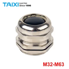 Металлический водонепроницаемый кабельный сросток, медный никелевый фиксированный силикагель головка M32-M63