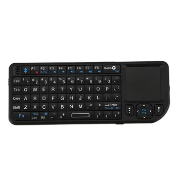 

VIBOTON UKB-100-BT Bluetooth English Mini Small Size Wireless Keyboard Lightweight Multimedia Keyboard with Touchpad for Laptop