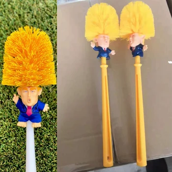 

Hot! Donald Trump Toilet Supplies Bathroom Cleaning Tools Trump Toilet Brush Home Hotel Bathroom Cleaning Accessories Funny Gift