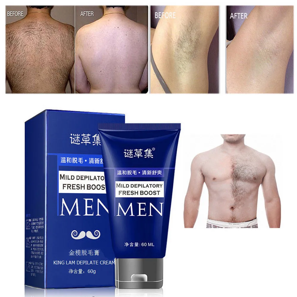 Man's Permanent Body Hair Removal Cream Hand Leg Hair Loss Depilatory Cream Hair  Remove Cream Hair Removal 60ml - AliExpress Beauty & Health