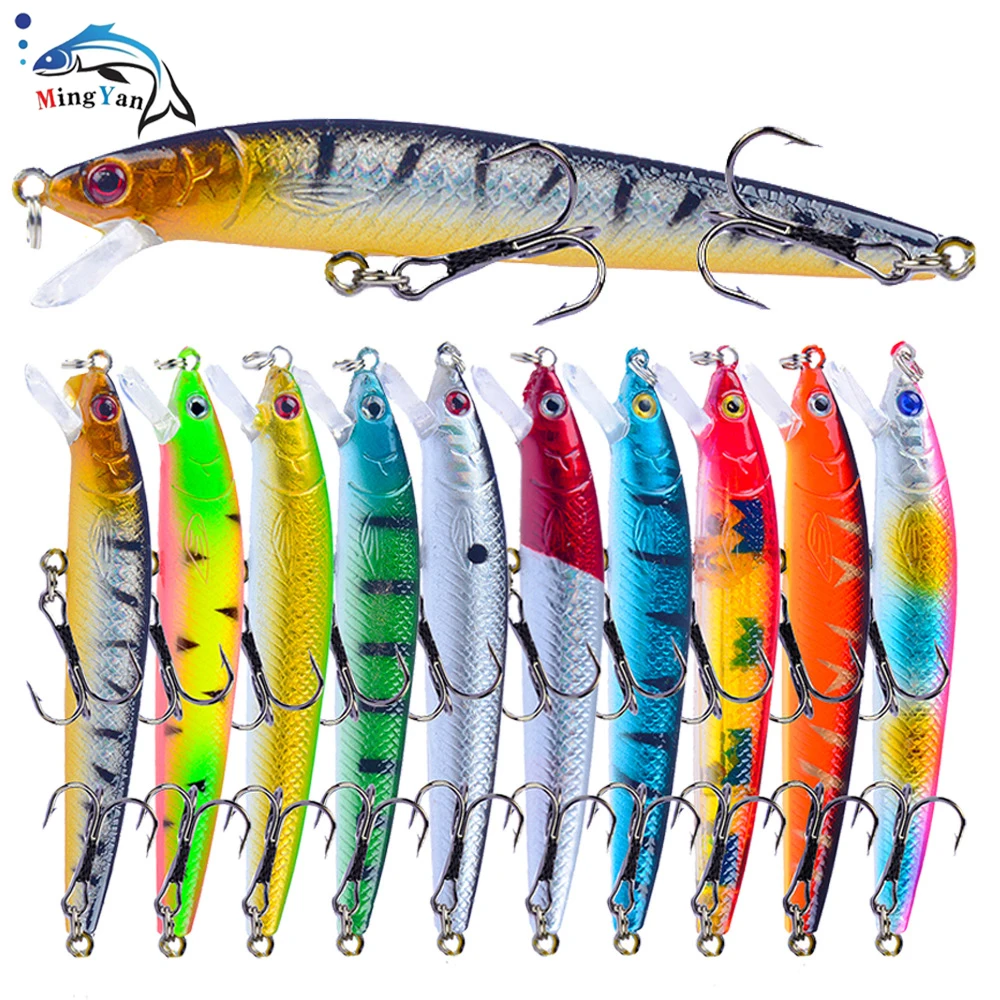 Медленно погружающаяся рыболовная приманка в виде гольяна 1 шт. 9 5 см/10 г